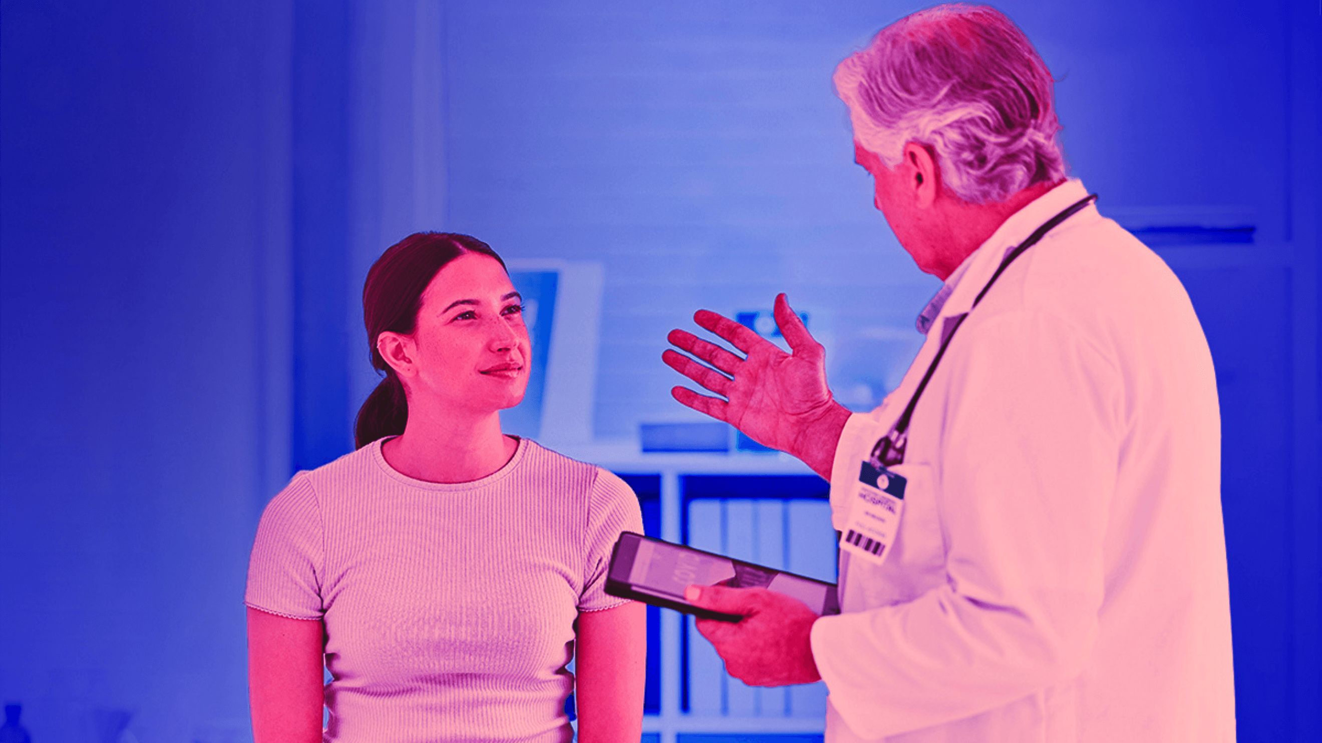 doctor providing advice to a patient